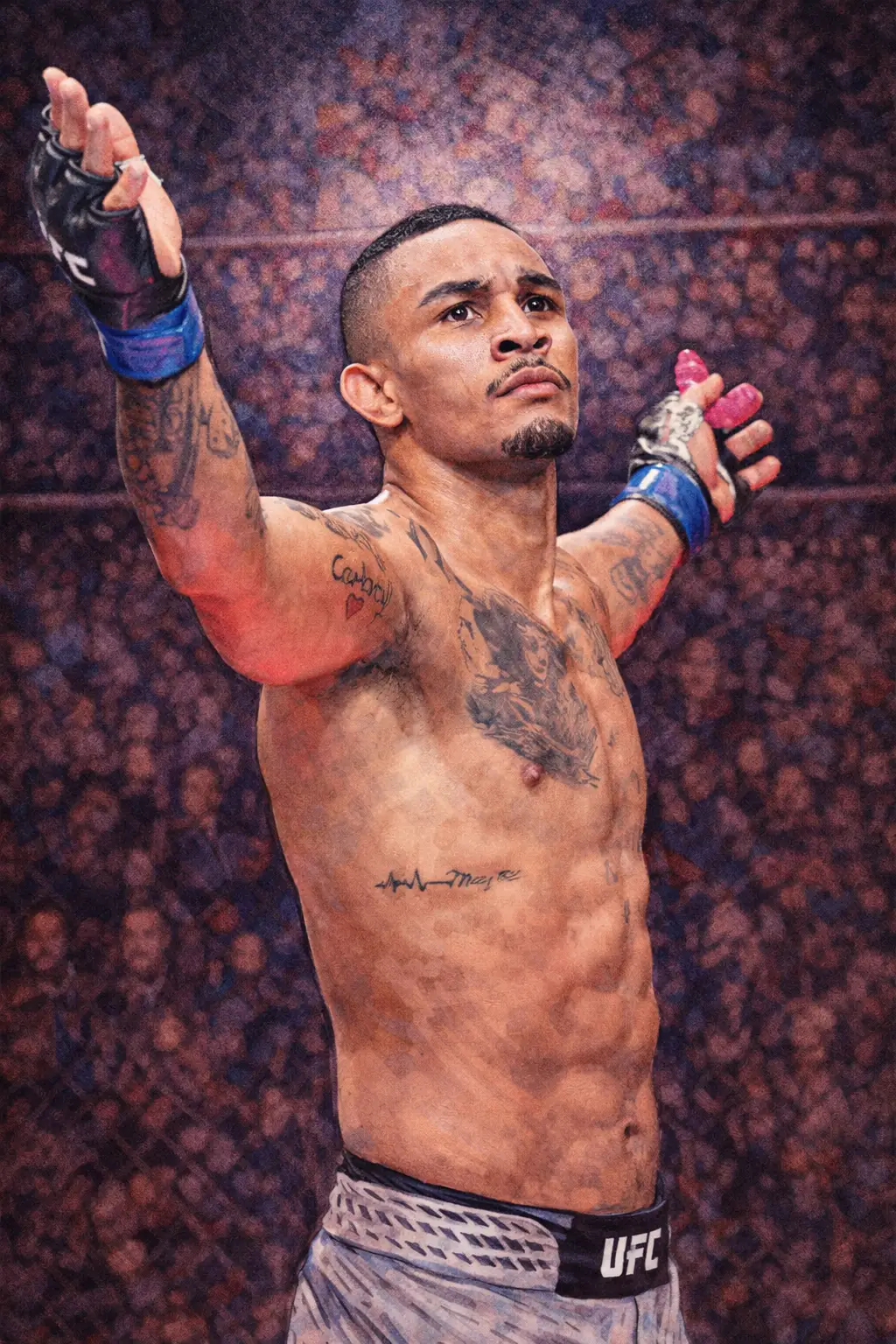 Profile drawing Andre Lima, Mascote