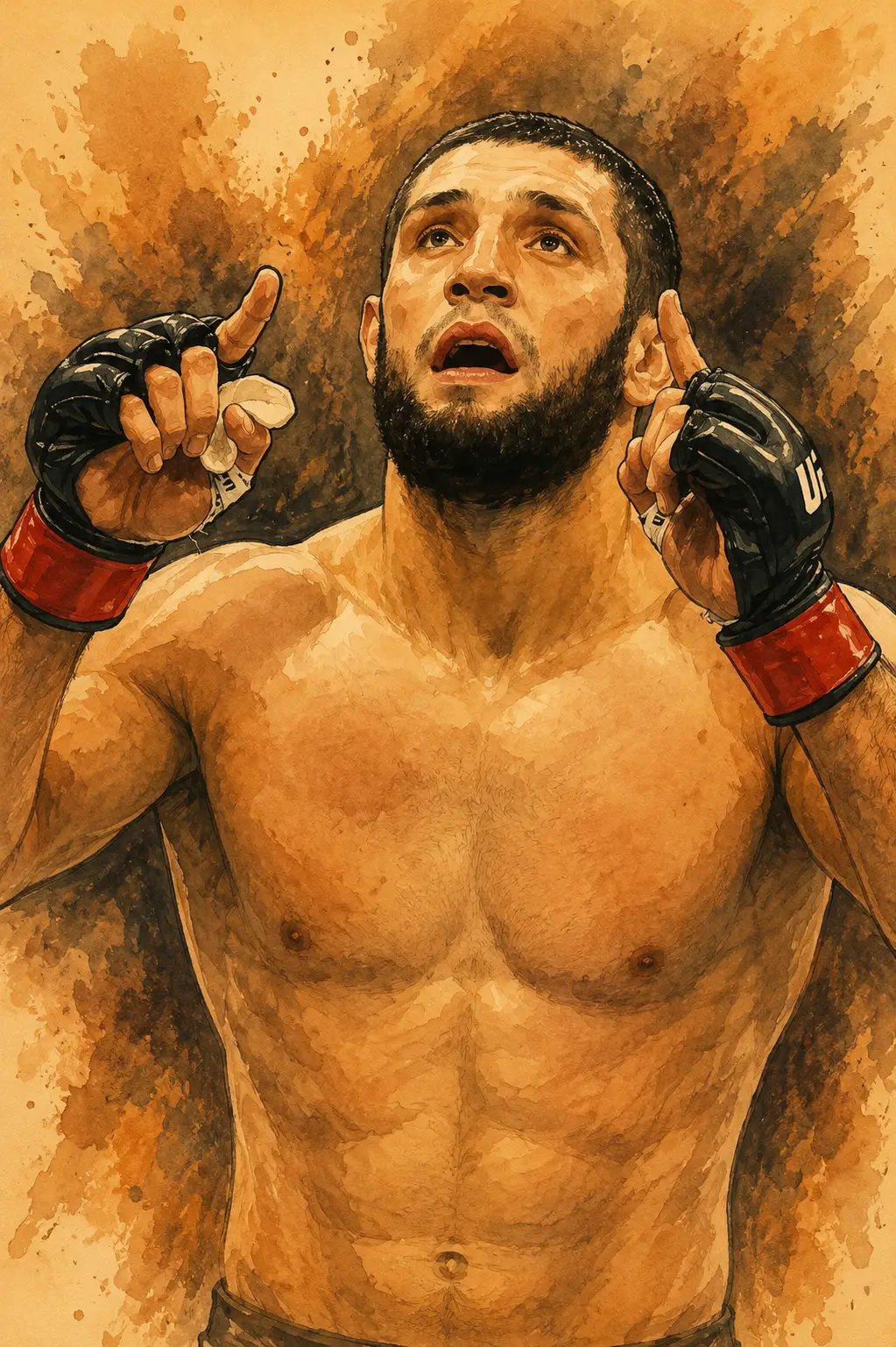 Profile drawing Ikram Aliskerov, 