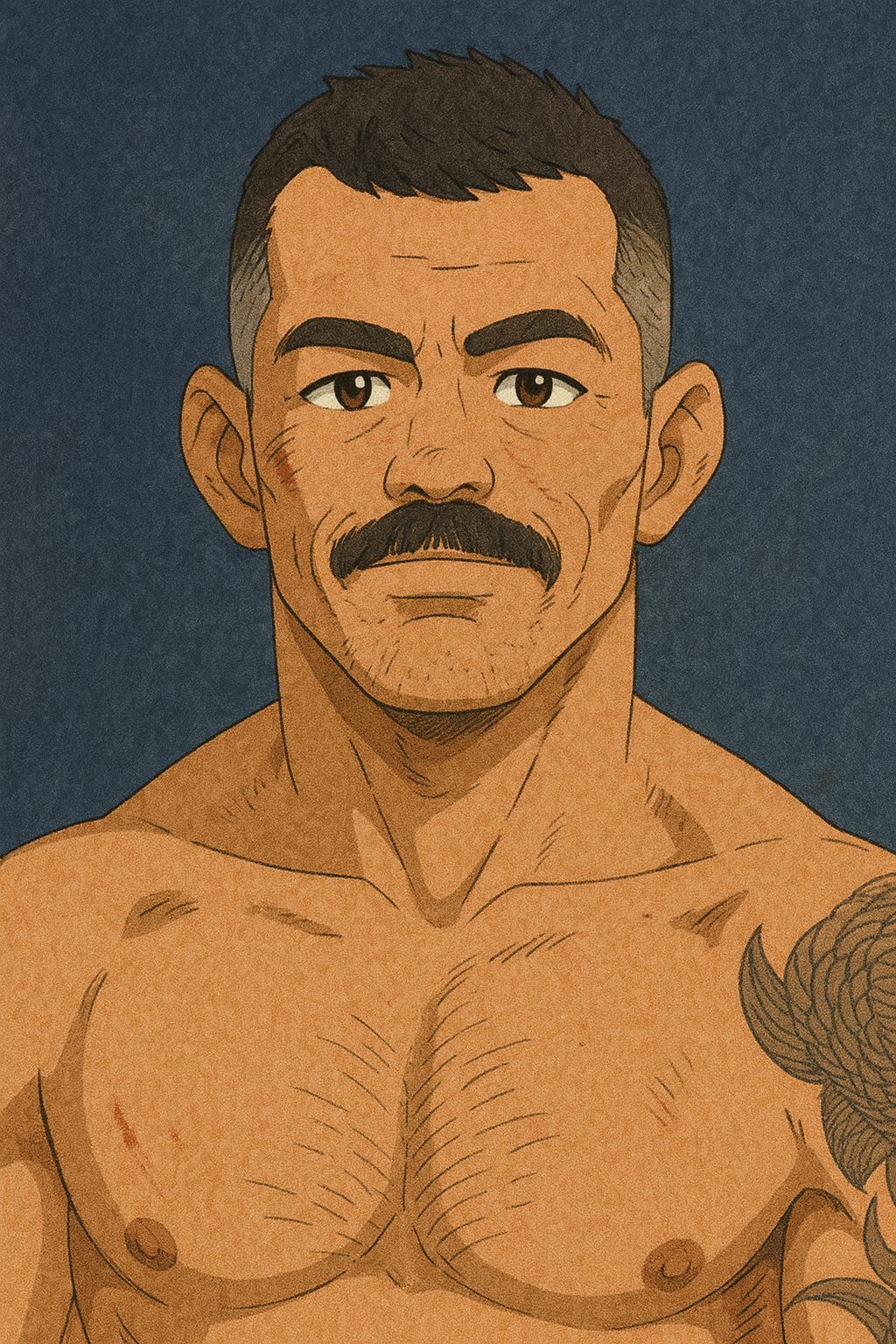 Profile drawing Dan Ige, 50K