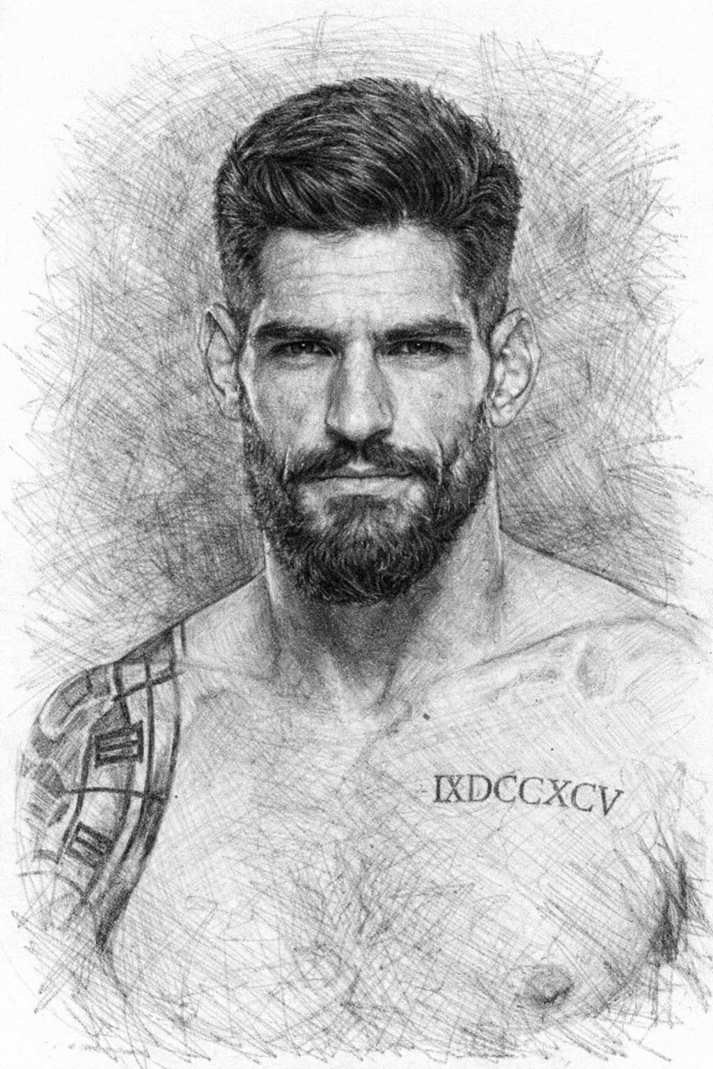 Profile drawing Gaston Bolanos, The Dreamkiller