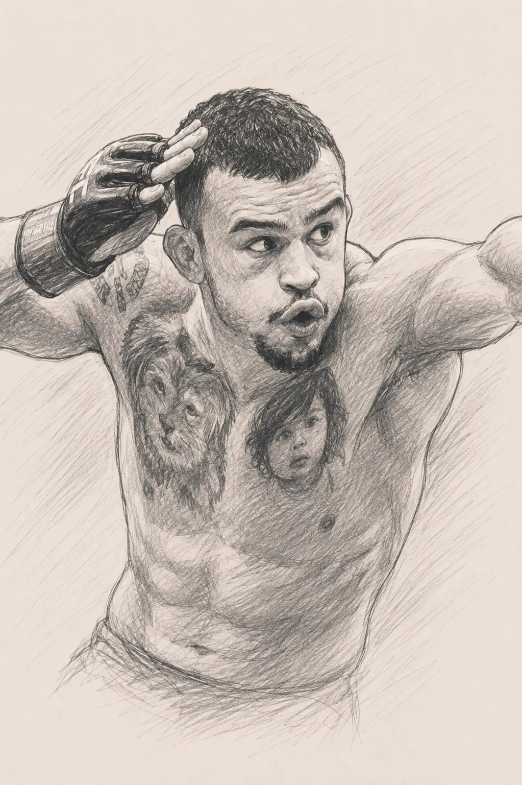 Profile drawing Daniel Santos, Willycat