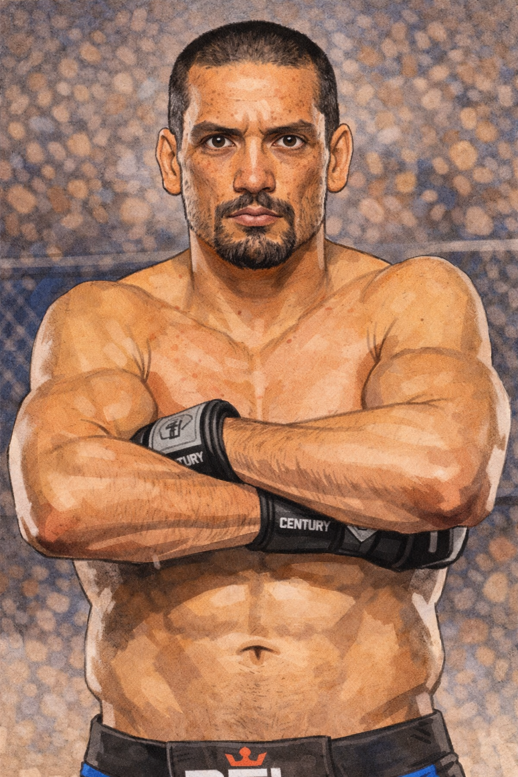 Profile drawing Carlos Leal Miranda, The Lion