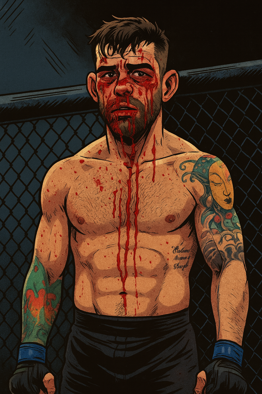 Profile drawing Bruno Silva, Bulldog