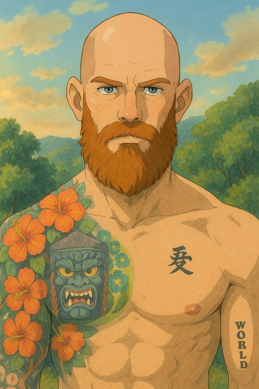 Profile drawing Josh Emmett, 