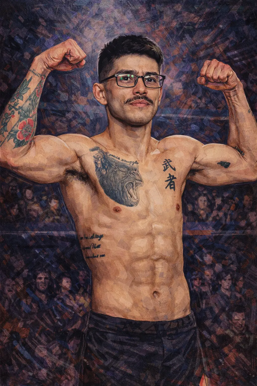 Profile drawing John Castaneda, Sexi Mexi