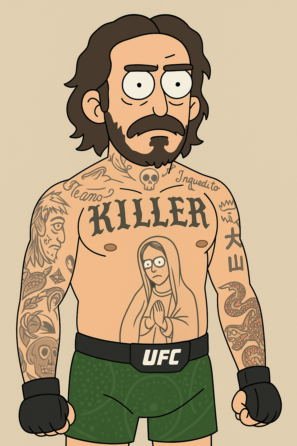 Profile drawing Marlon Vera, Chito
