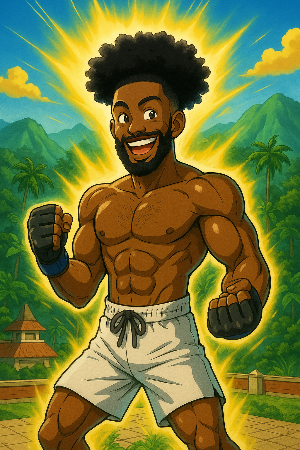 Profile drawing Aljamain Sterling, Funk Master