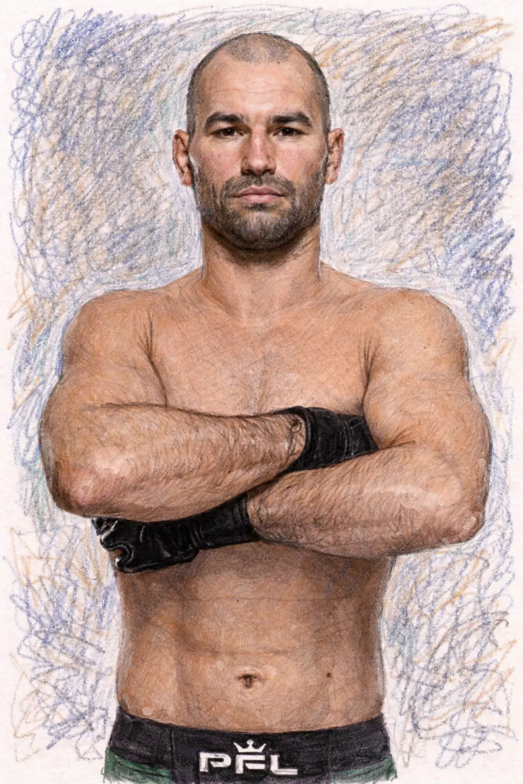 Profile drawing Artem Lobov, The Russian Hammer