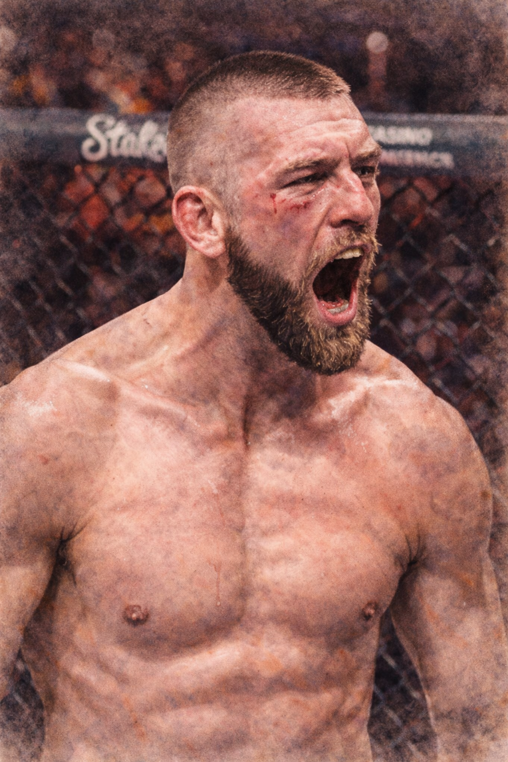 Profile drawing Dustin Jacoby, The Hanyak