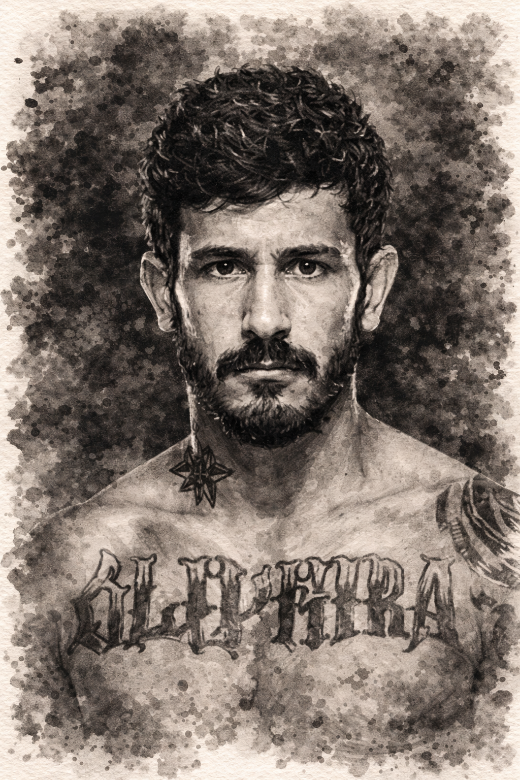 Profile drawing Lerryan Douglas, Gunslinger