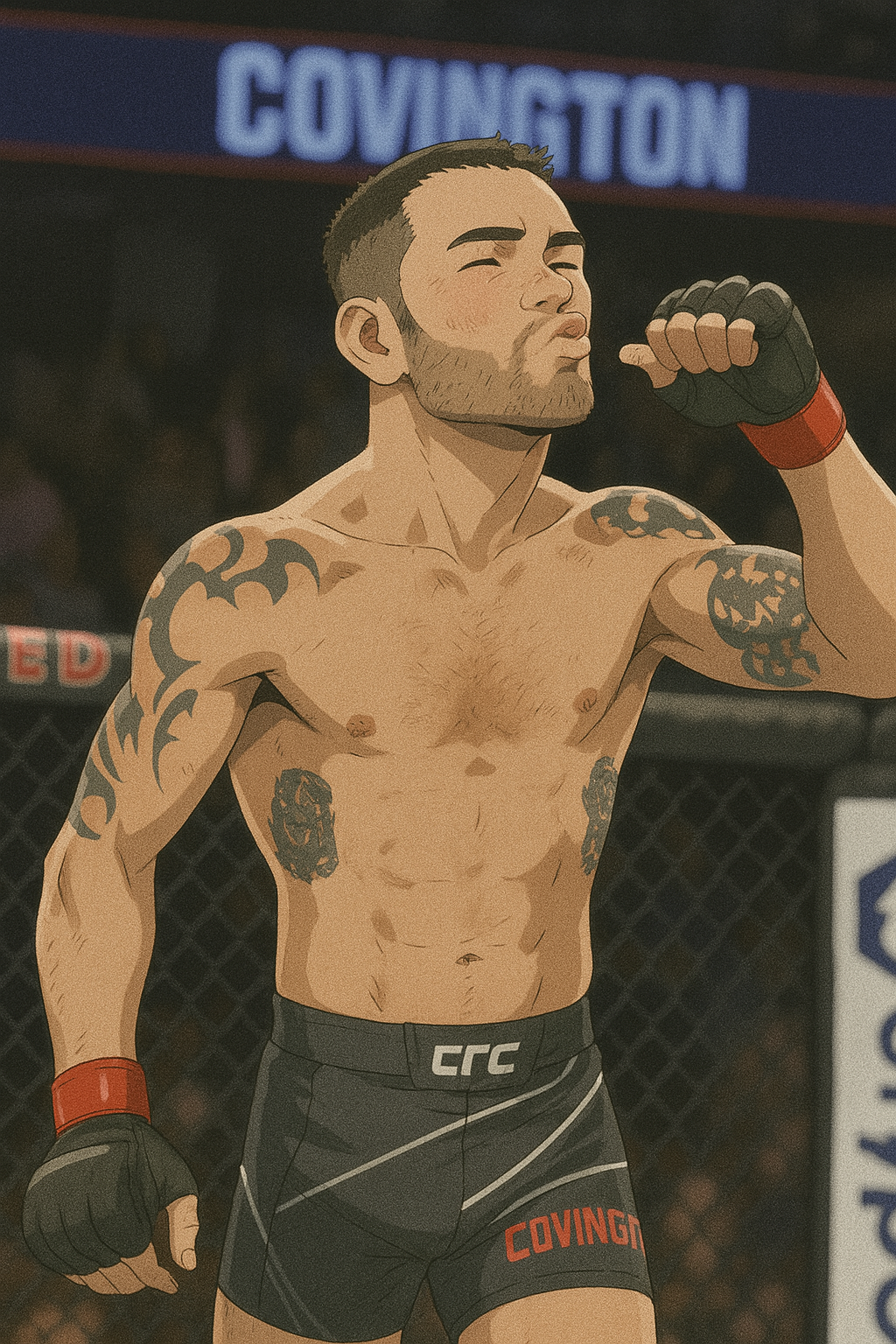 Profile drawing Colby Covington, Chaos