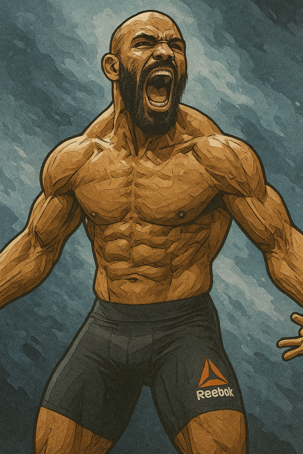 Profile drawing Yoel Romero, Soldier of God