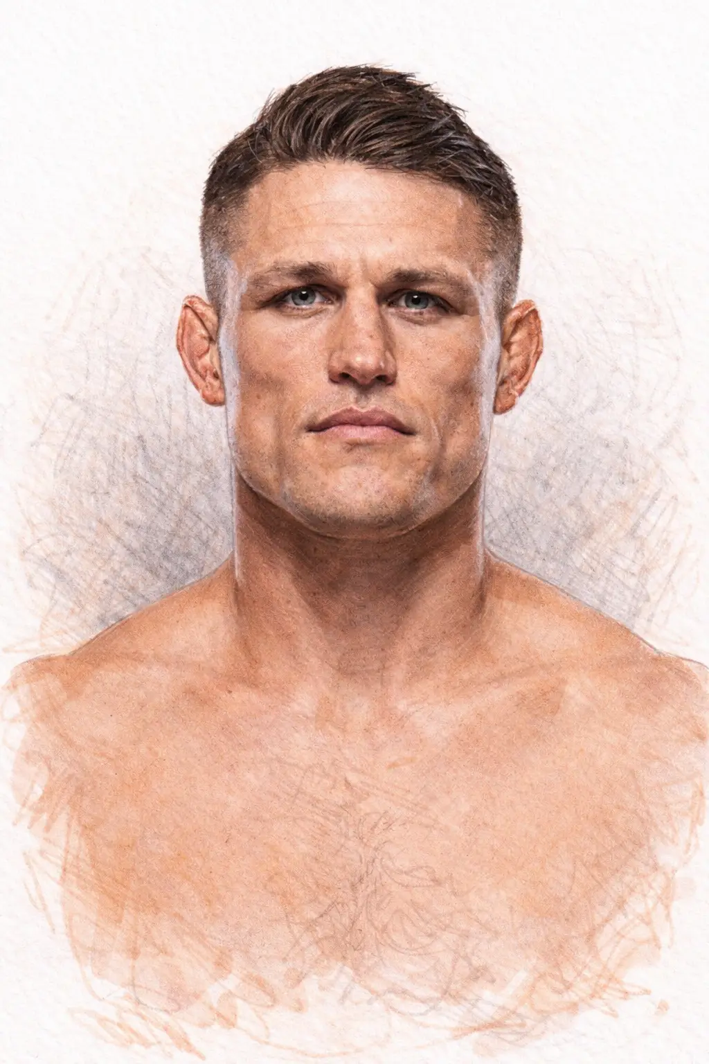 Profile drawing Drew Dober, 