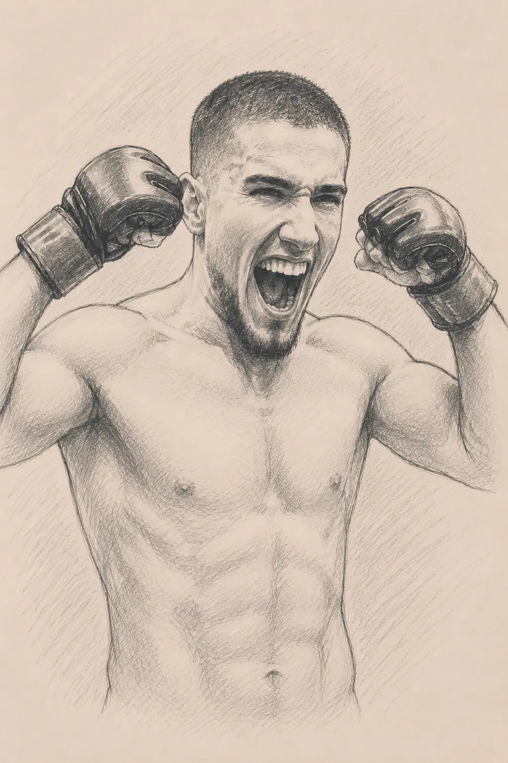 Profile drawing Baysangur Susurkaev, Hunter
