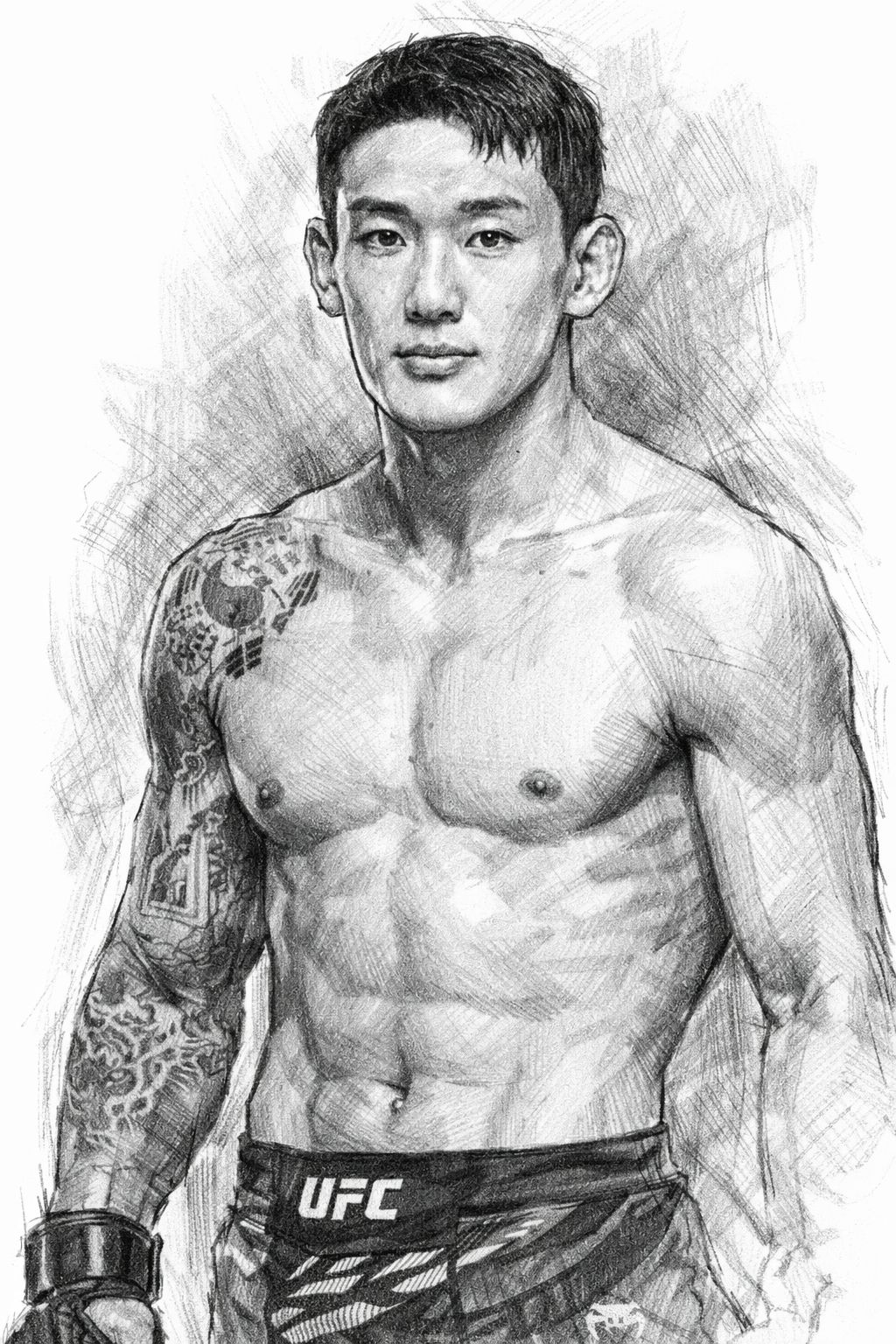 Profile drawing Joo Sang Yoo, Zombie Jr.