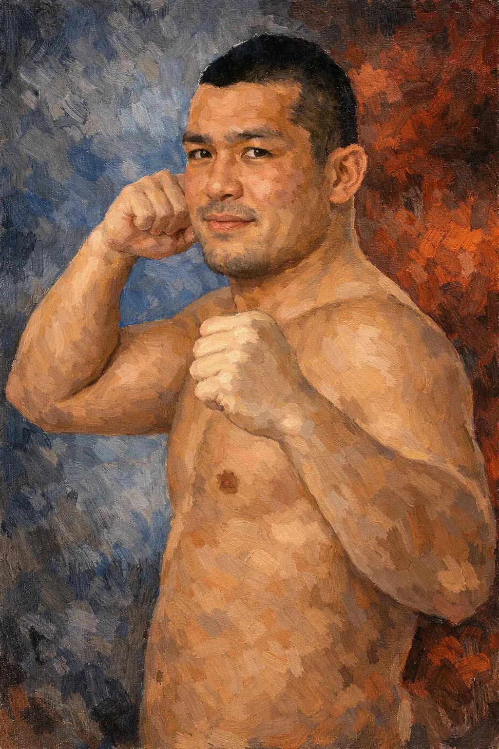 Profile drawing Akira Shoji, Mr. Pride