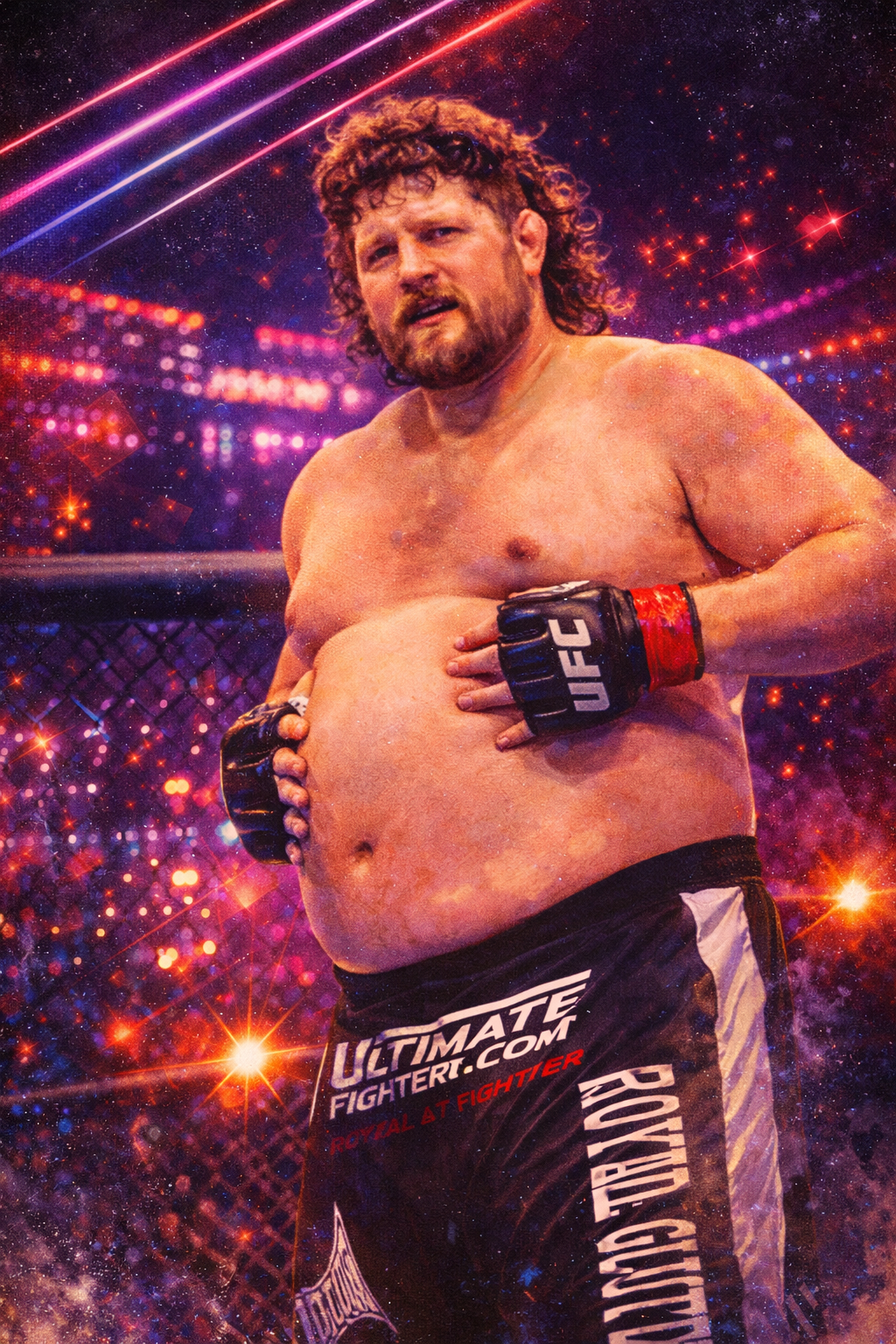 Profile drawing Roy Nelson, Big Country