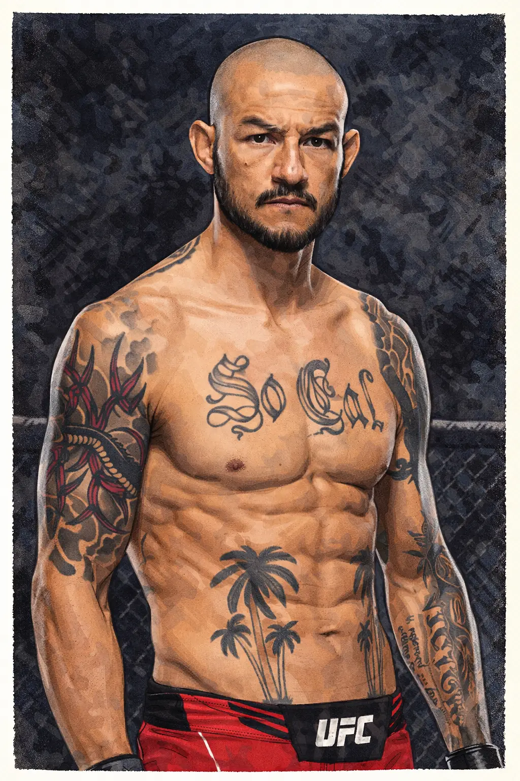Profile drawing Cub Swanson, Killer
