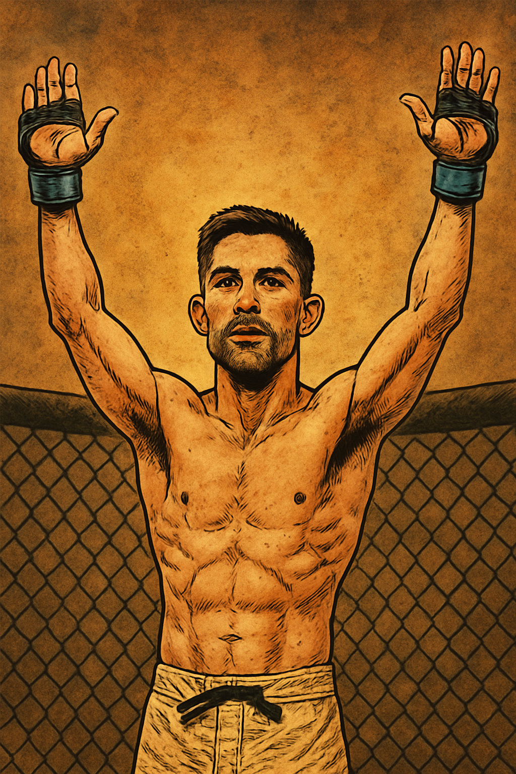 Profile drawing Dominick Cruz, The Dominator