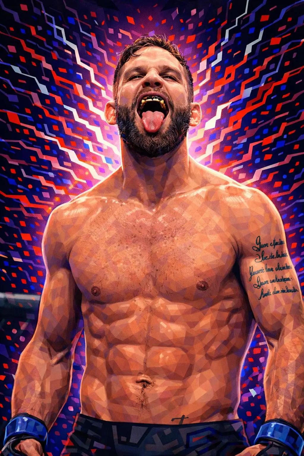 Profile drawing Jeremy Stephens, Lil Heathen