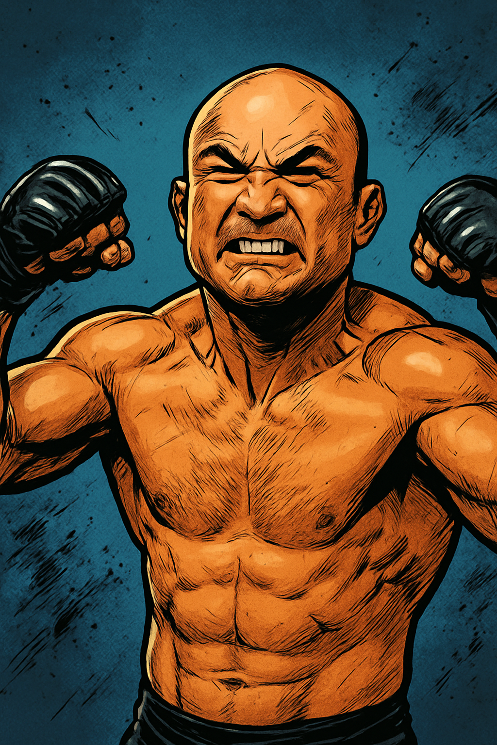 Profile drawing B.J. Penn, The Prodigy