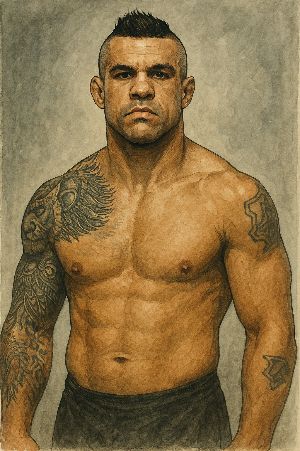 Profile drawing Vitor Belfort, The Phenom