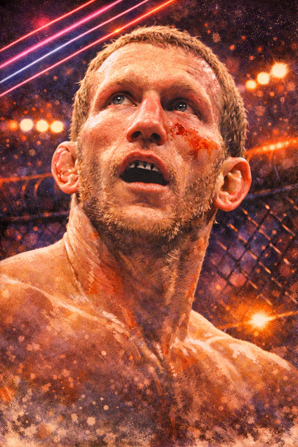 Profile drawing Gray Maynard, The Bully