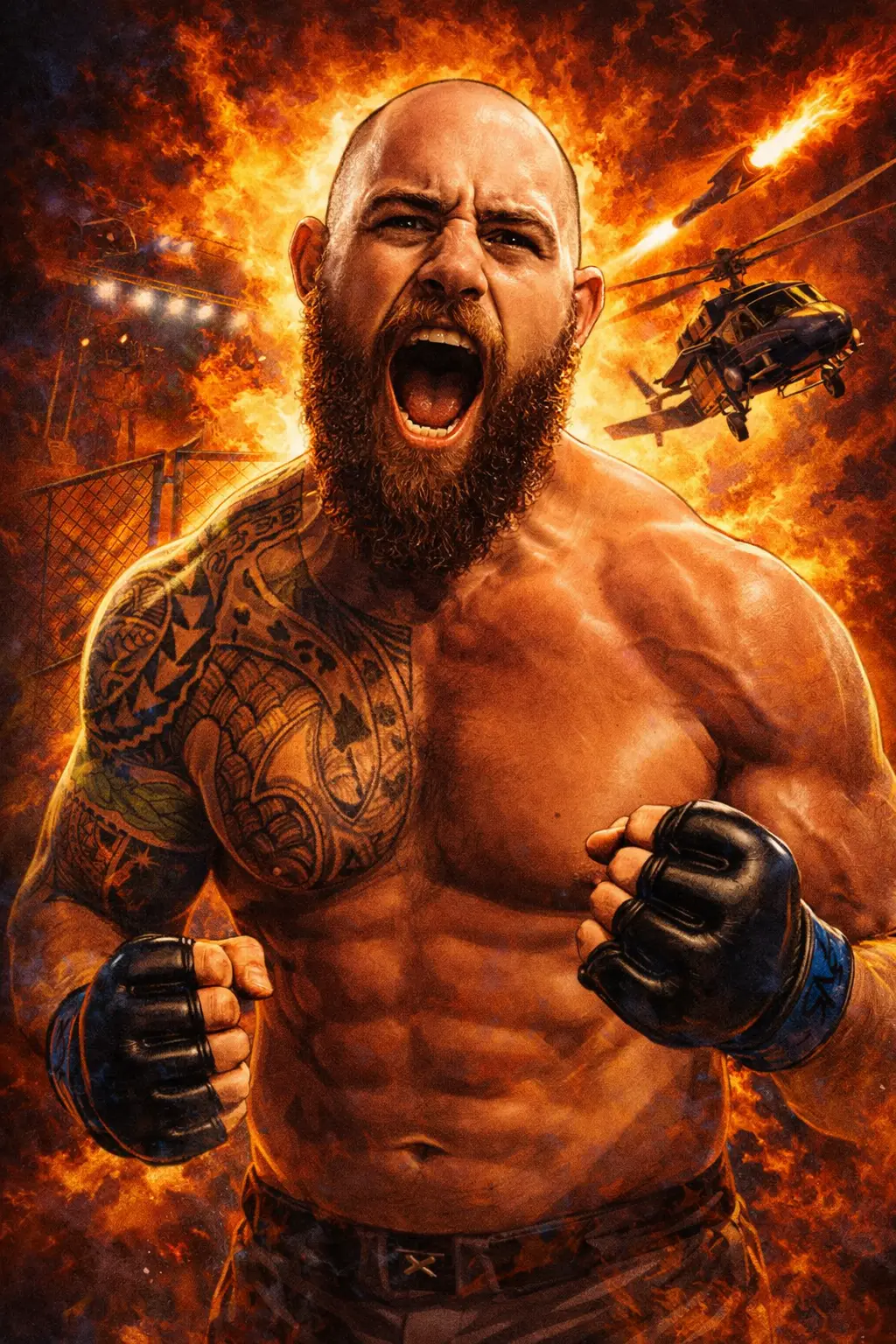 Profile drawing Travis Browne, Hapa