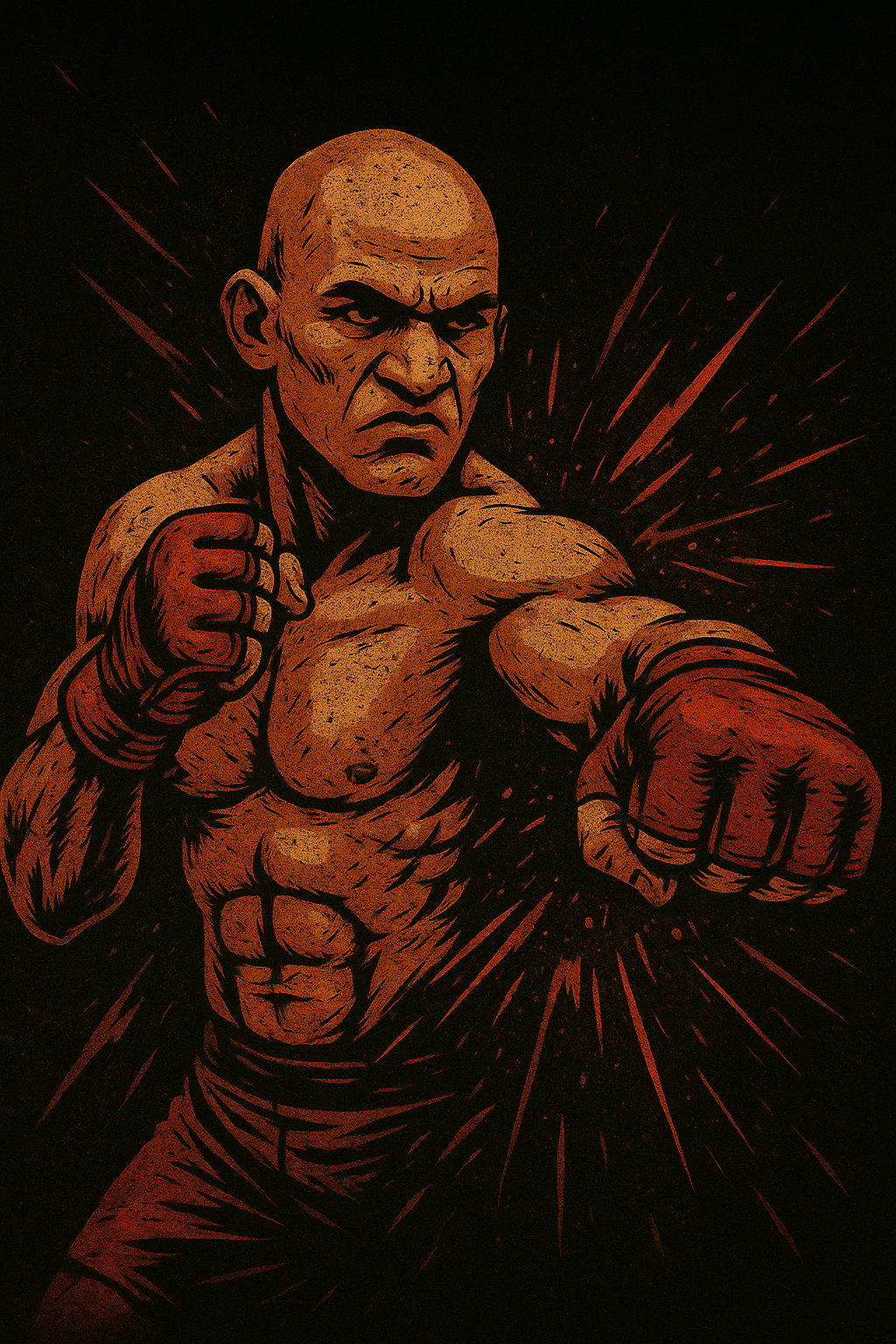 Profile drawing Junior dos Santos, Cigano