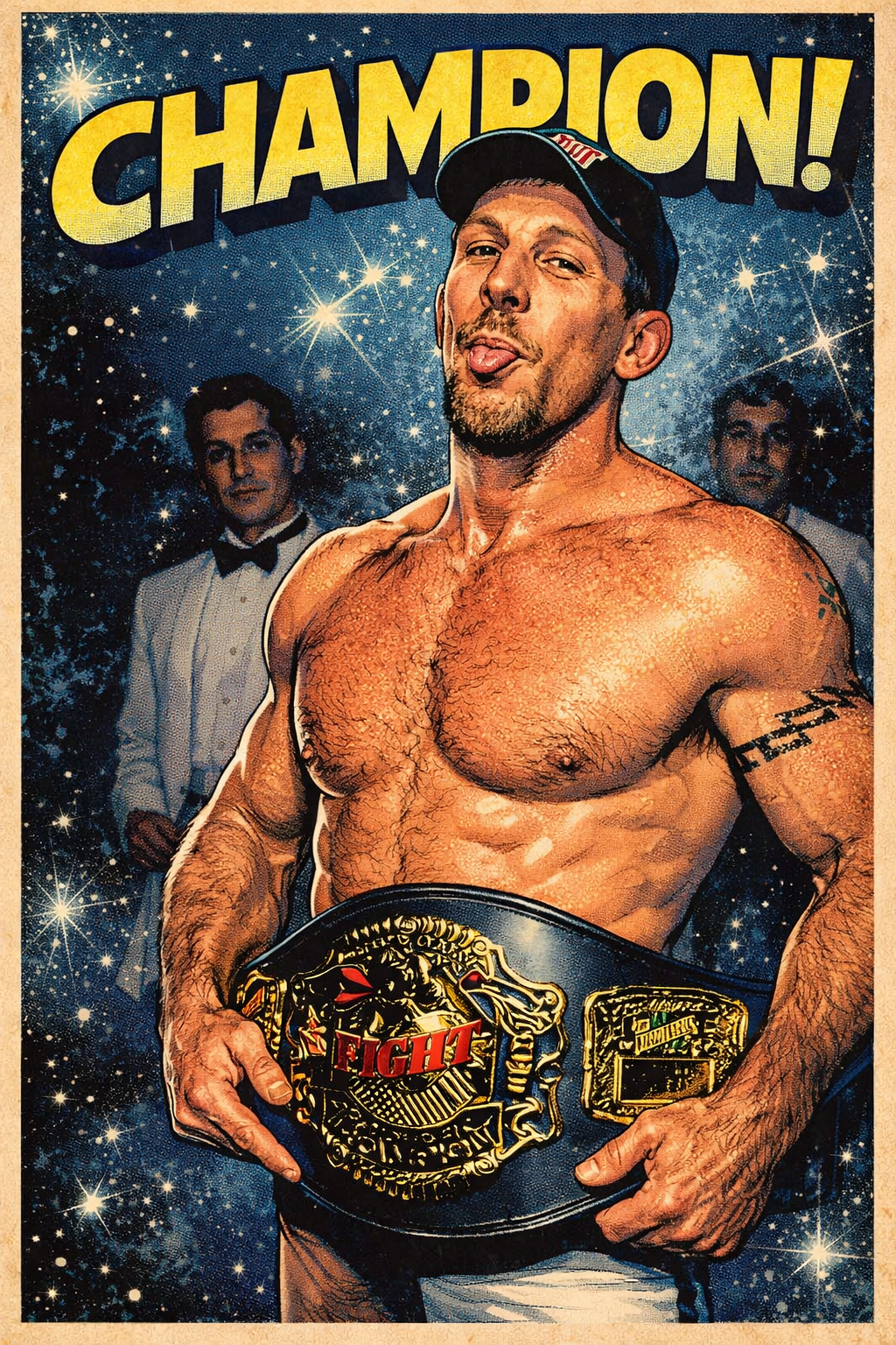 Profile drawing Pat Miletich, The Croation Sensation