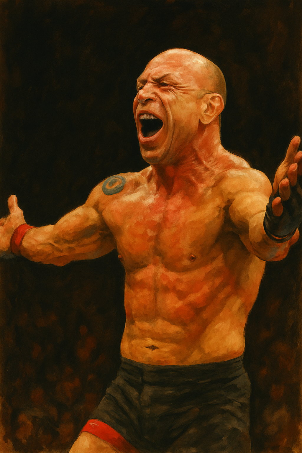 Profile drawing Wanderlei Silva, The Axe Murderer