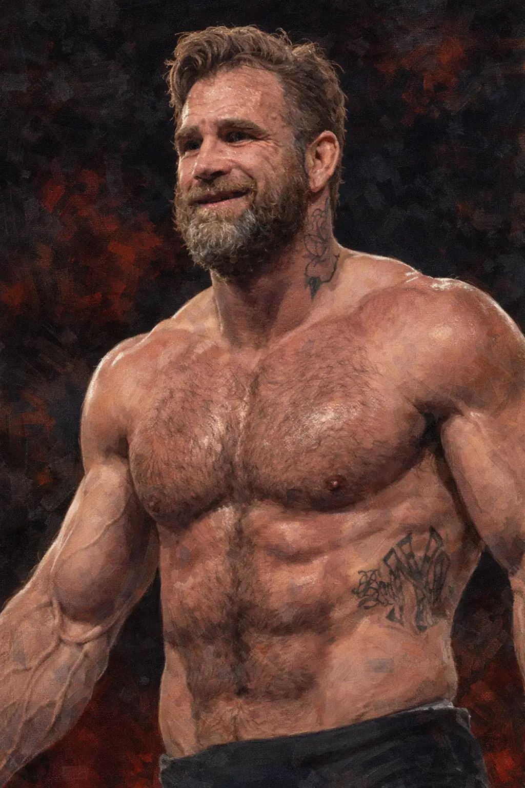 Profile drawing Phil Baroni, New York Bad Ass