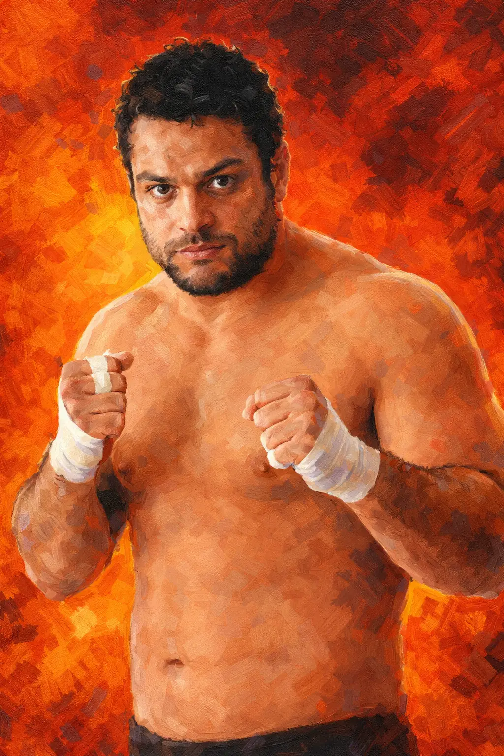 Profile drawing Ryan Gracie, 