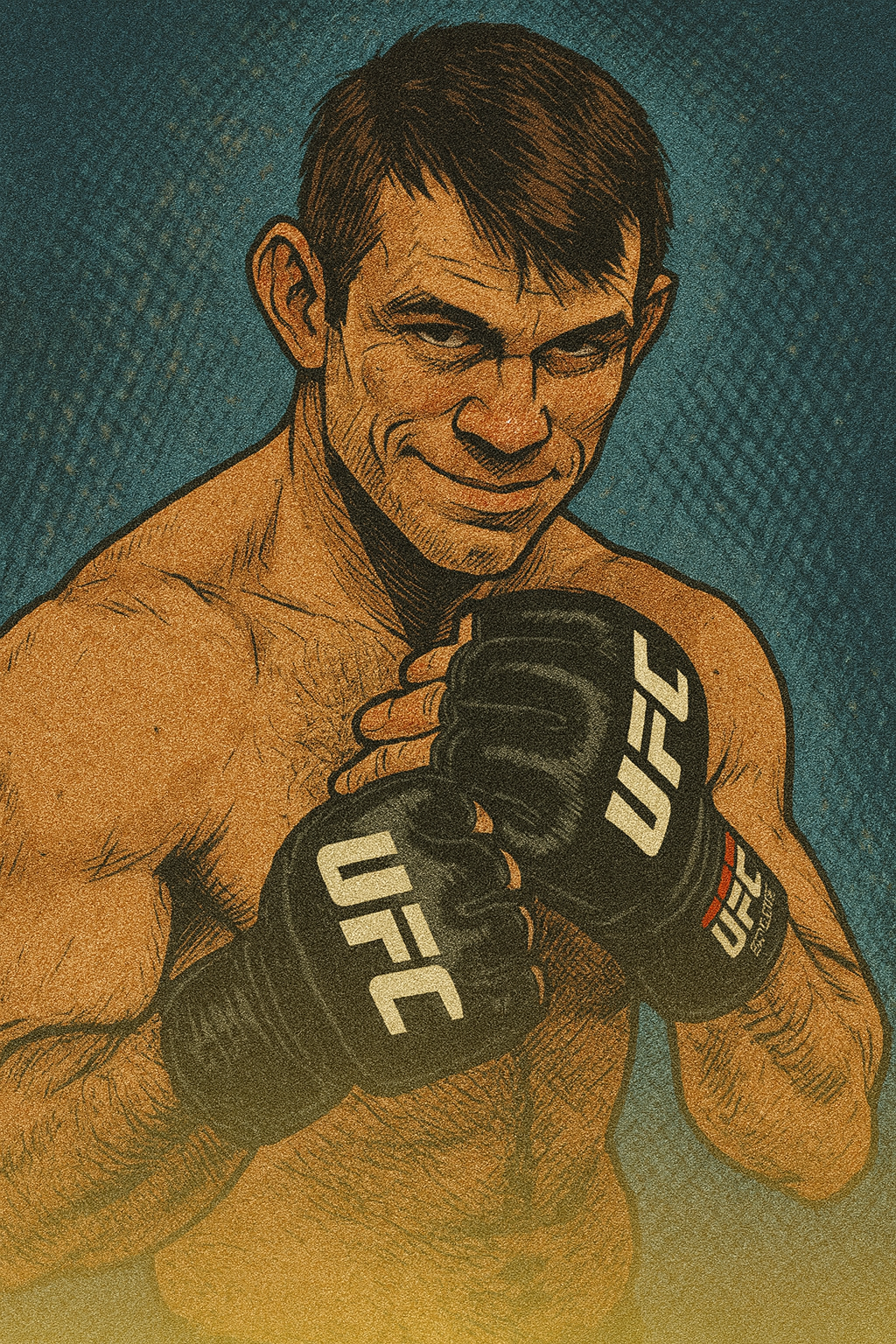 Profile drawing Forrest Griffin, 