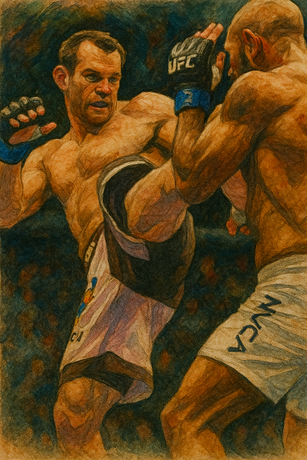 Profile drawing Rich Franklin, Ace