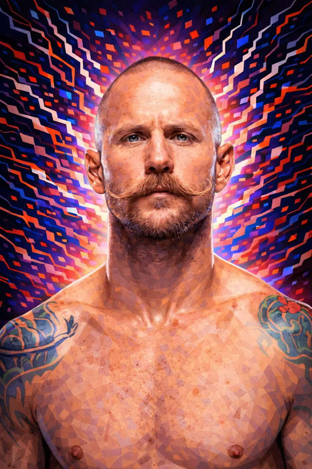 Profile drawing Eddie Wineland, 