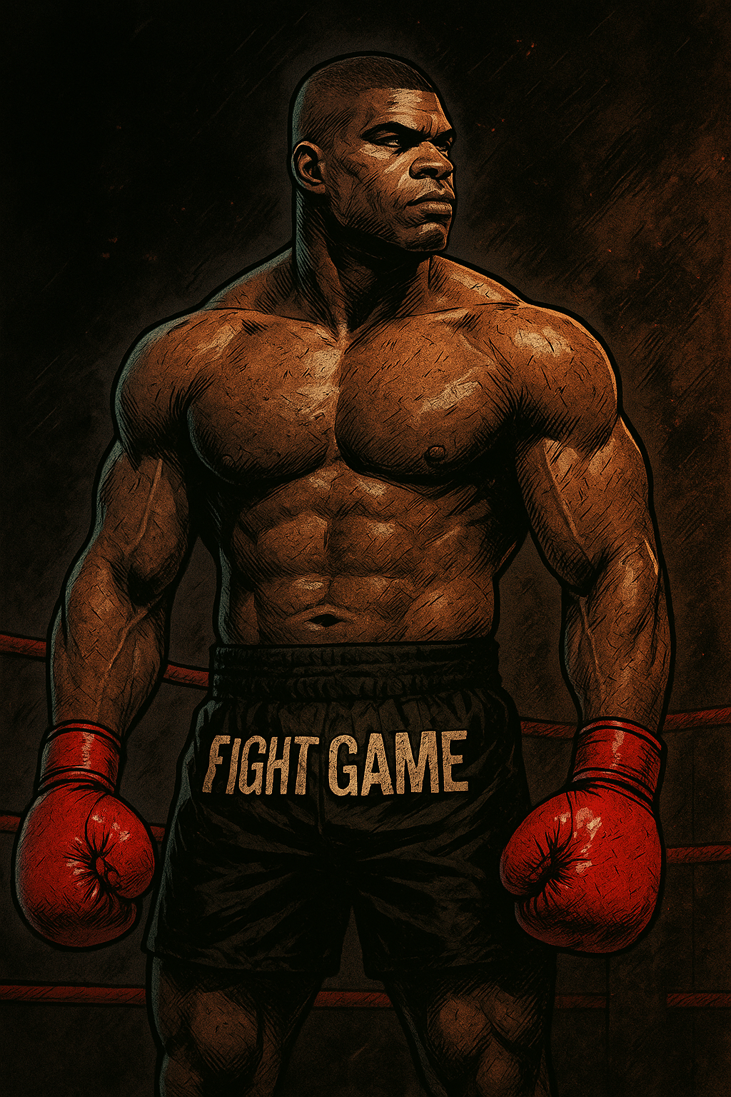 Profile drawing Alistair Overeem, The Demolition Man