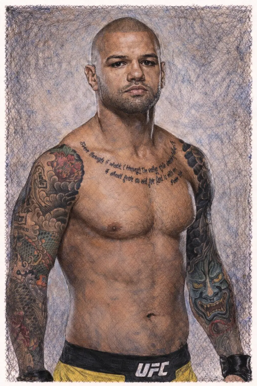 Profile drawing Thiago Alves, Pitbull