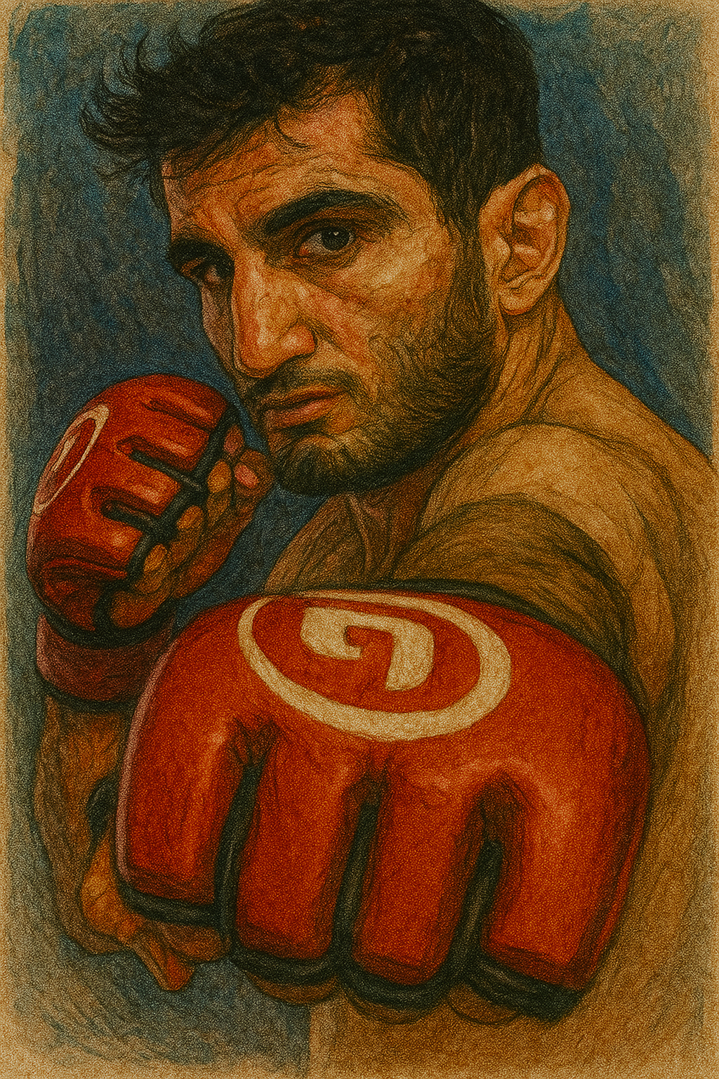 Profile drawing Gegard Mousasi, The Dreamcatcher