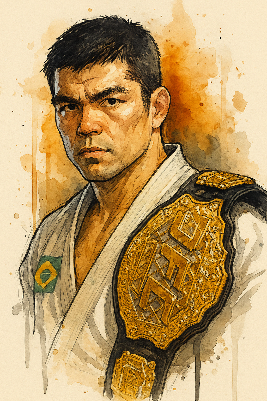 Profile drawing Lyoto Machida, The Dragon