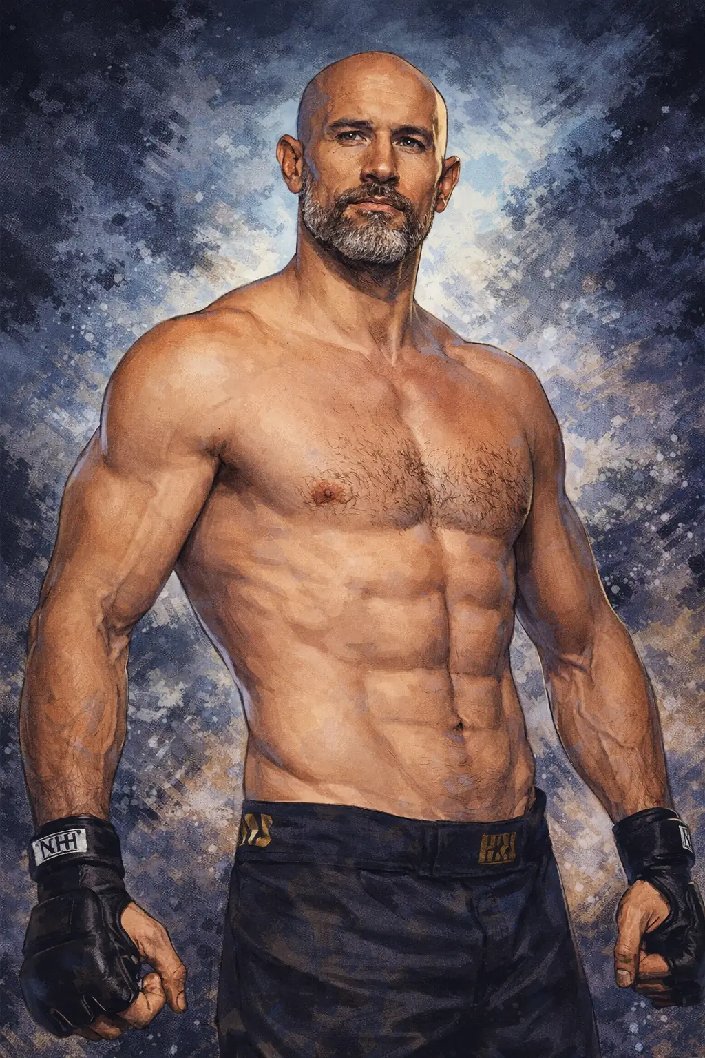 Profile drawing Gregory Bouchelaghem, Greg MMA