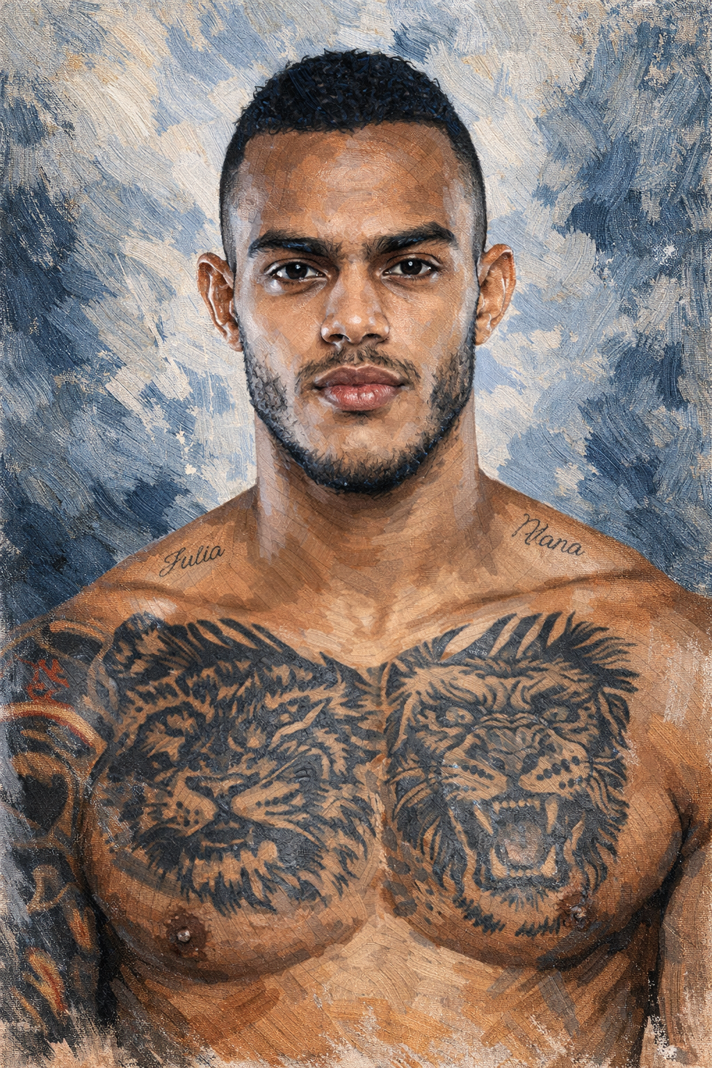 Profile drawing Samuel Sanches, The Prodigy