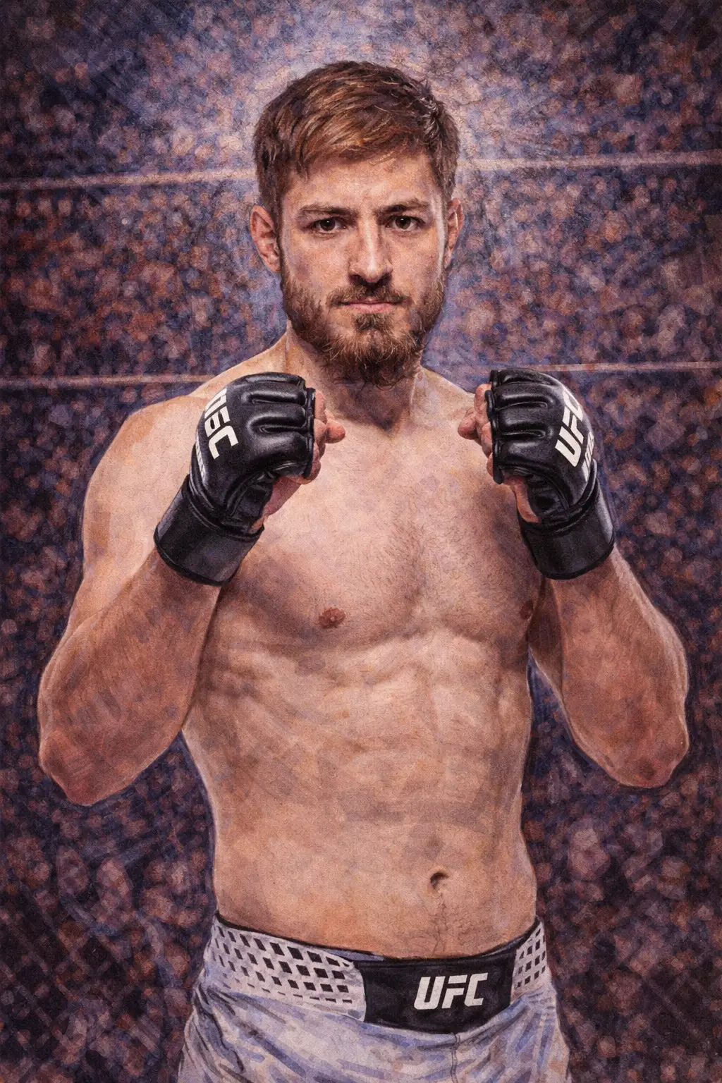 Profile drawing Abdul-Rakhman Yakhyaev, The Hunter