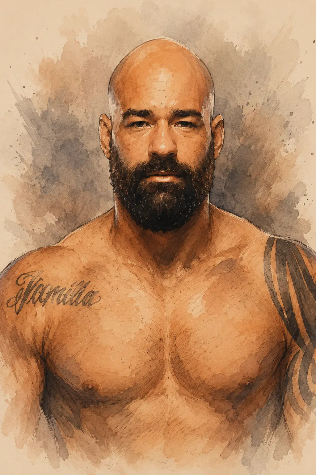 Profile drawing Max Gimenis, 