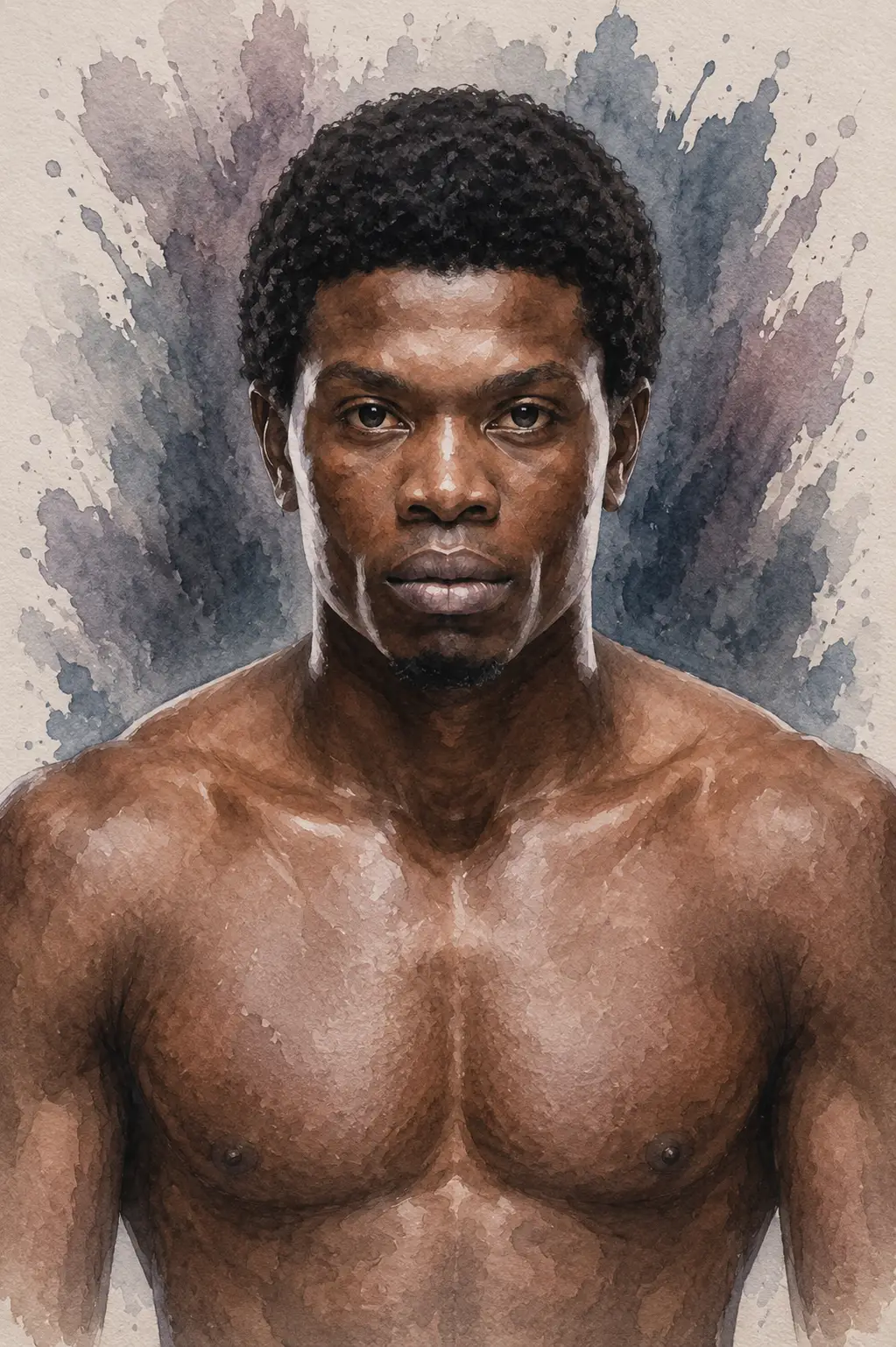 Profile drawing Josias Musasa, The K.O. Wizard