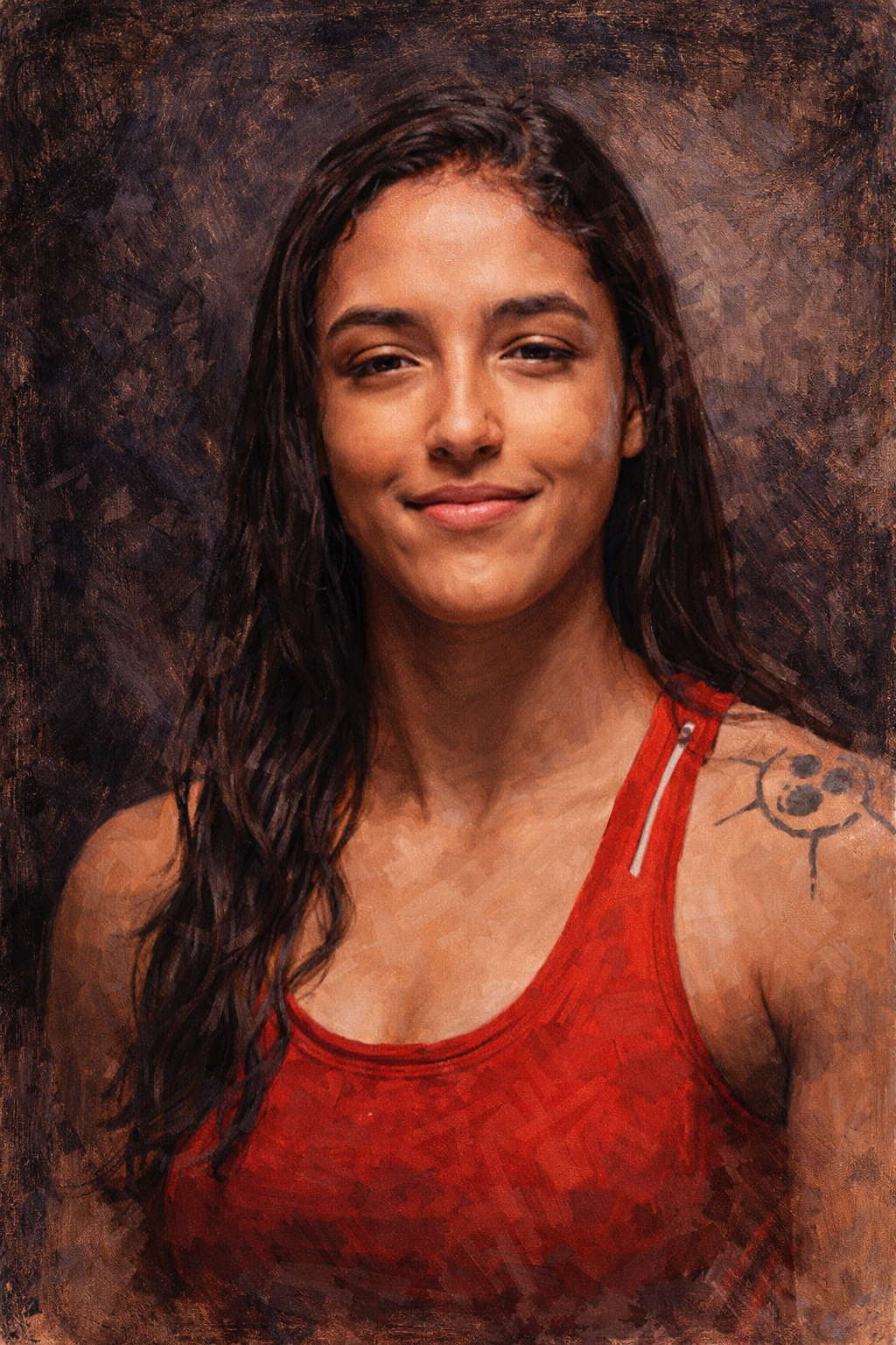 Profile drawing Maria Alice Lima Pereira, Lila