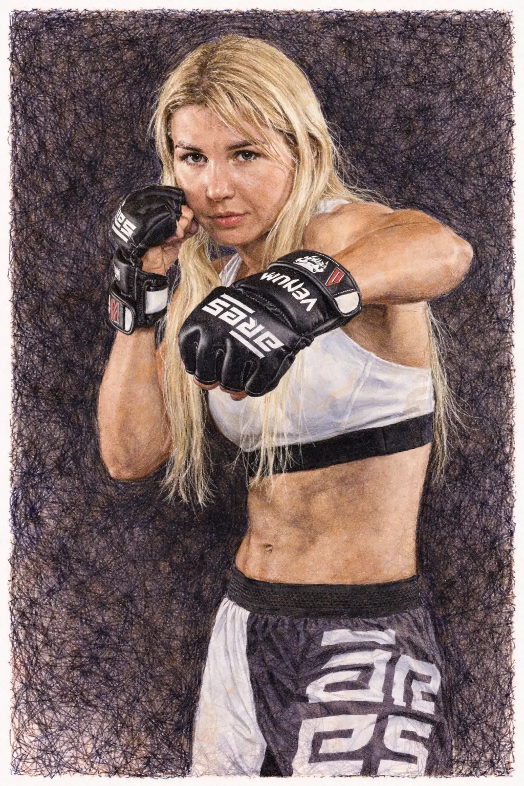 Profile drawing Dariya Zheleznyakova, 