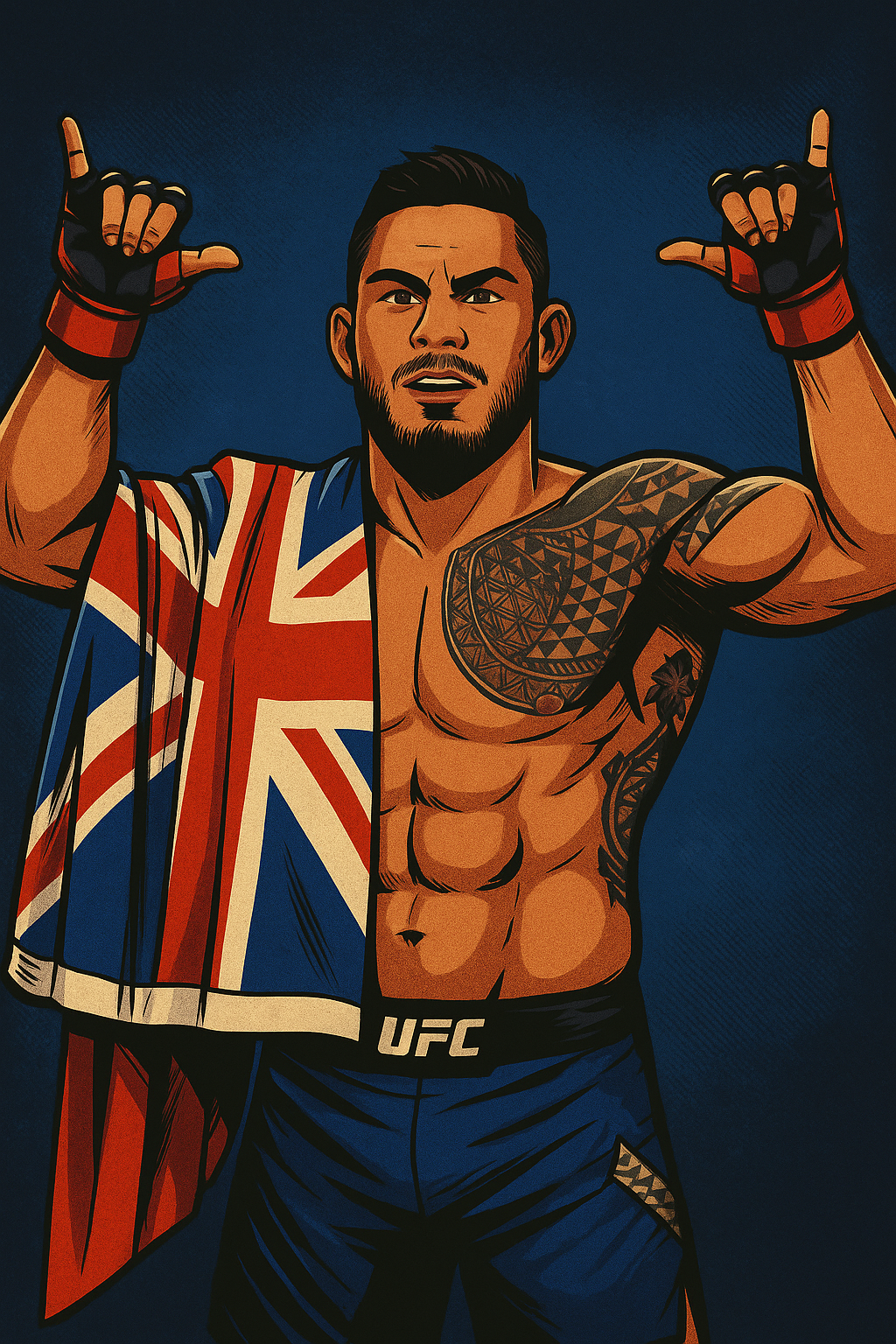Profile drawing Brad Tavares, 