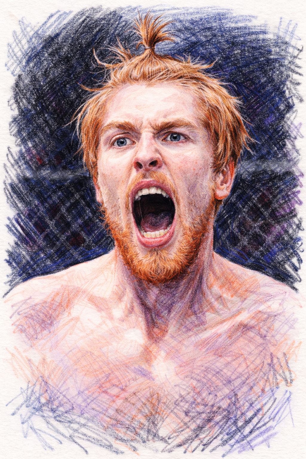 Profile drawing Kurtis Campbell, The Pink Panther