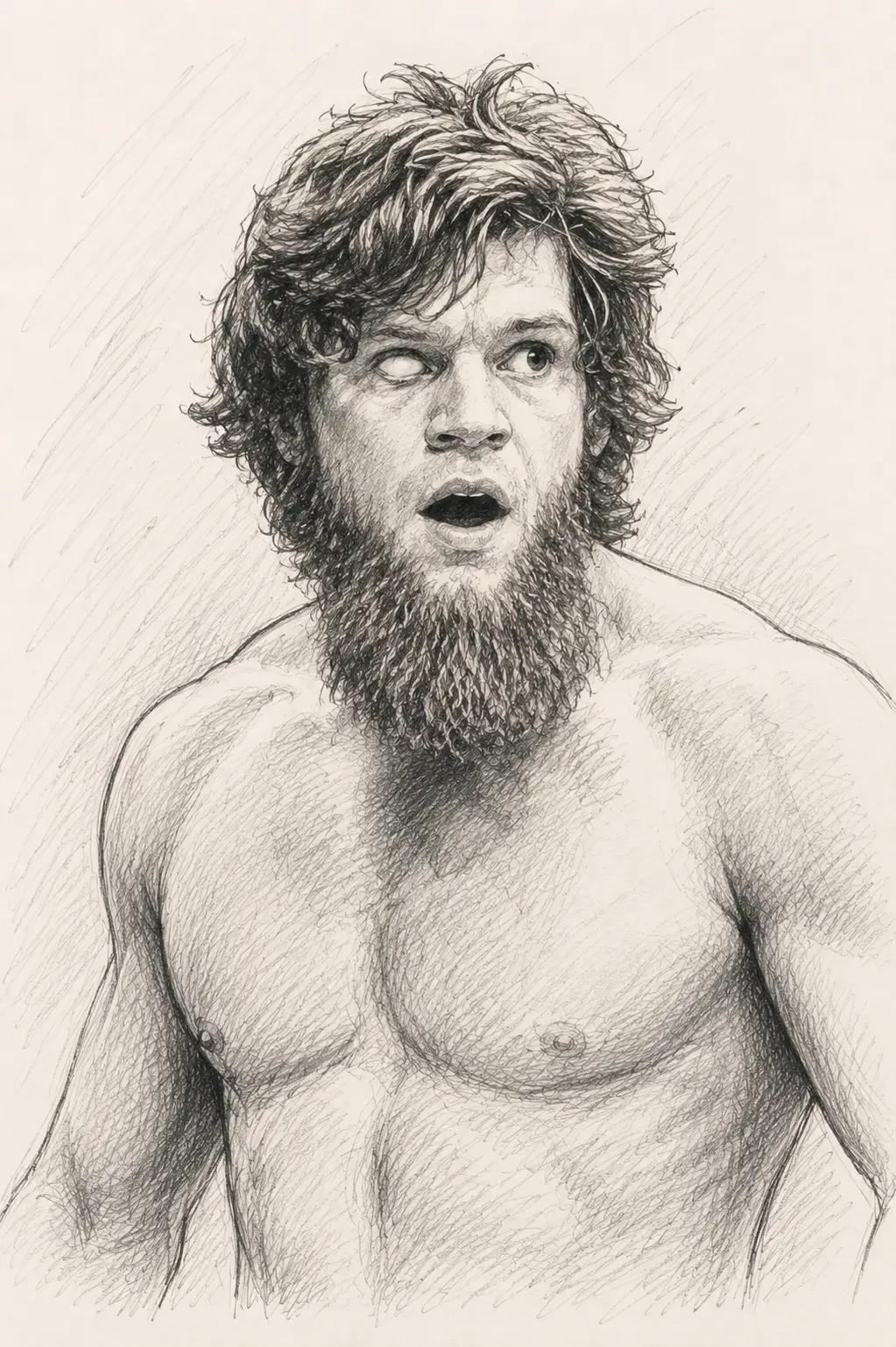 Profile drawing Sharabutdin Magomedov, Shara Bullet